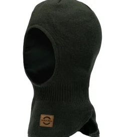 Mikk-Line Elefanthue - Strik - Uld/Akryl - 2-lags - Darkest Spro