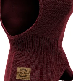 Mikk-Line Elefanthue - Strik - Uld/Akryl - 2-lags - Rum Raisin