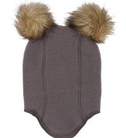 Mikk-Line Elefanthue - Uld - 1-lags - Sparrow m. Kvaster