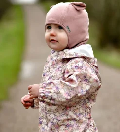 Mikk-Line Elefanthue m. øre - 2 Lags - Lilas