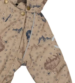 Mikk-Line Flyverdragt - Forest - Coriander m. Print