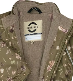 Mikk-Line Flyverdragt - Forrest - Burnt Olive m. Print