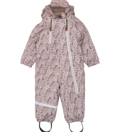 Mikk-Line Flyverdragt - PU - Recycled - AOP - Cloud Gray