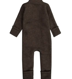 Mikk-Line Køredragt - Uld - Dark Brown Melange