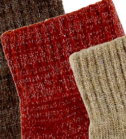 Mikk-Line Luffer - Uld/Polyamid - 3-pak - Apple Butter-Chocolat