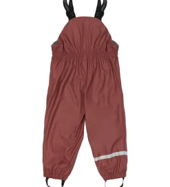 Mikk-Line Regntøj m. Fleece/Seler - PU - Recycled - Apple Butter