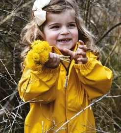 Mikk-Line Regntøj m. Seler - PU - Recycled - Sunflower