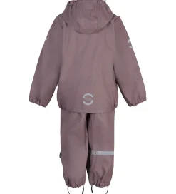 Mikk-Line Regntøj m. Seler - PU - Recycled - Twilight Mauve