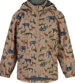 Mikk-Line Softshelljakke m. Fleece - Recycled - Nougat m. Dyr