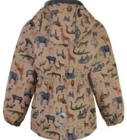 Mikk-Line Softshelljakke m. Fleece - Recycled - Nougat m. Dyr