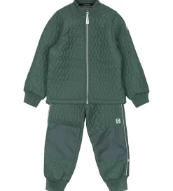 Mikk-Line Termotøj m. Fleece - Duvet - Coated - Balsam Green