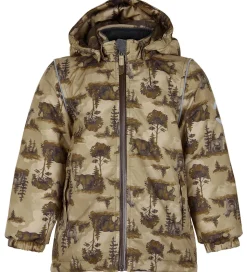 Mikk-Line Vinterjakke - Recycled - Kelp m. Print