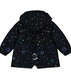 Mikk-Line Vinterjakke - Recycled - Dark Navy m. Print