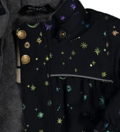 Mikk-Line Vinterjakke - Recycled - Dark Navy m. Print