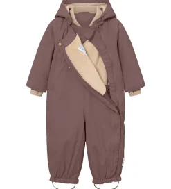 Mini A Ture Flyverdragt - MatWisti Fleece - Peppercorn Plum
