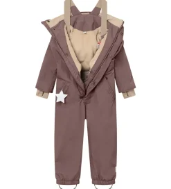Mini A Ture Flyverdragt - MatWanni Fleece - Peppercorn Plum
