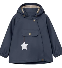 Mini A Ture Regntøj m. Seler - PU - MatWainis - Ombre Blue