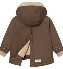 Mini A Ture Vinterjakke - MatBaby Wen Fleece Anorak - Chestnut B