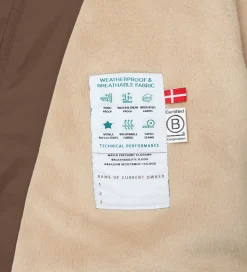 Mini a Ture Vinterjakke - MatWang Fleece - Chestnut Brown