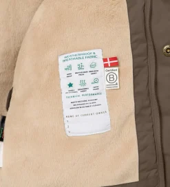 Mini A Ture Vinterjakke - MatWally Fleece - Tarmac green