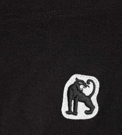 Mini Rodini Fleecebukser - Sort m. Panter