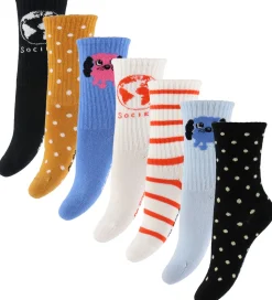 Mini Rodini Strømper - 7-pak - Doggie - Multi