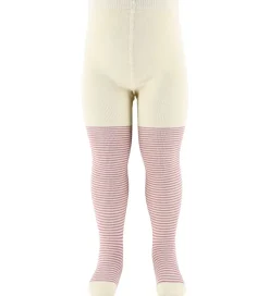 MiniPop Strømpebukser - Bambus - 2-pak - Pale Pink
