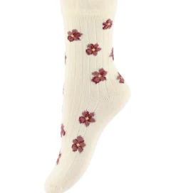 MiniPop Strømper - Bambus - 3-pak - Autumn Anemone mix