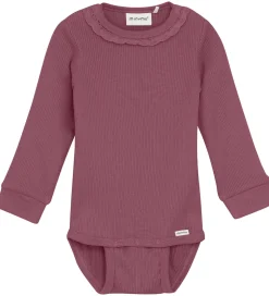 Minymo Body l/æ - Rib - Modal/Bomuld - Rose Brown