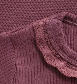 Minymo Body l/æ - Rib - Modal/Bomuld - Rose Brown