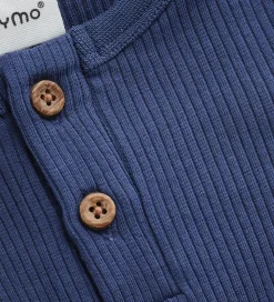 Minymo Body l/æ - Rib - Modal/Bomuld - Vintage Indigo