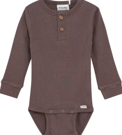 Minymo Body l/æ - Rib - Modal/Bomuld - Chocolate Chip