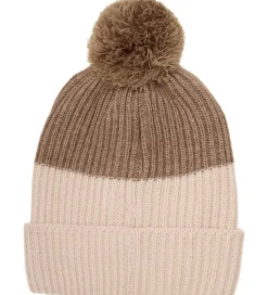 Minymo Hue m. Fleece - Uld/Akryl - Caribou m. Kvast