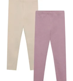 Minymo Leggings - AOP - 2-pak - Elderberry