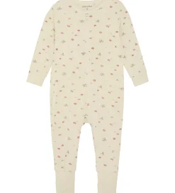 Minymo Natdragt - Viskose - Strawberry Ice m. Jordbær