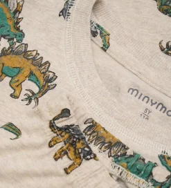 Minymo Nattøj - Beige Melange - 2-Delt