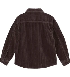 Minymo Skjorte - Cord - Fløjls - Chocolate Chip