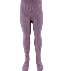 Minymo Strømpebukser - 2-Pak - Solid Rib - Zephyr