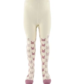 Minymo Strømpebukser - 2-Pak - Orchid Haze m. Mønster