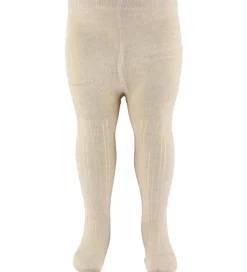 Minymo Strømpebukser - 2-pak - Light Taupe m. Kirsebær