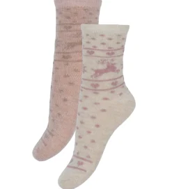 Minymo Strømper - 2-pak - Burnished Lilac