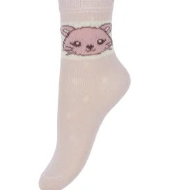 Minymo Strømper - 2-pak - Shell m. Print