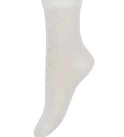 Minymo Strømper - 5-pak - Wild Rose/Lilla/Hvid m. Prikker