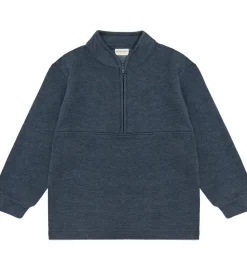 Minymo Sweatshirt m. Lynlås - 2-pak - Vetiver
