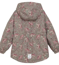 Minymo Vinterjakke - AOP - Roasted Cashew