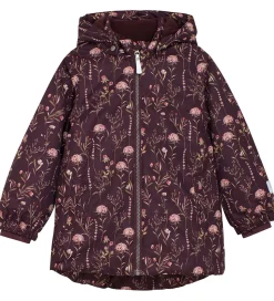 Minymo Vinterjakke - AOP - Catawba Grape