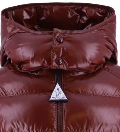 Moncler Dunjakke - Maya - Mørkerød