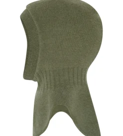 MP Elefanthue - Strik - Rib - 2-lags - Uld - Olivine