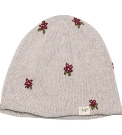 MP Hue - Uld - Strik - Floral - Beigemeleret