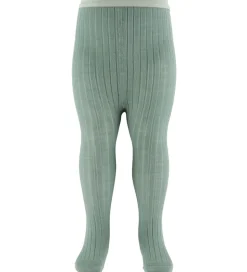 MP Strømpebukser - Uld - Rib - Lily Pad
